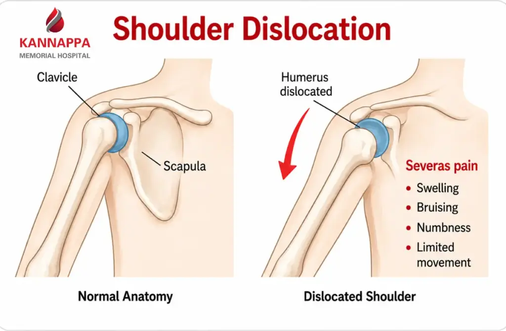 Dislocated Shoulder Symptoms